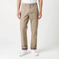 THE SHOP TK チノパン ワークパンツ W30 ベージュ ロールアップ