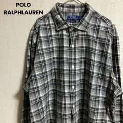 POLO RALPHLAUREN チェックシャツ SLIM FIT