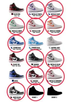 NIKE ナイキ エアジョーダン ミニチュア スニーカー ガチャ 12種 セット