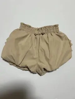 フリル付きベージュボトムス 95cm以下