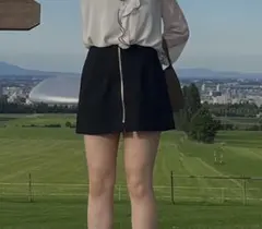 SNIDEL ミニスカショーパン