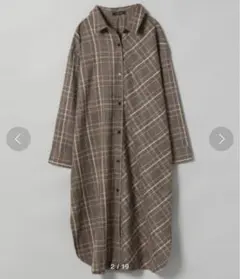 マルチWAYチェックシャツワンピース