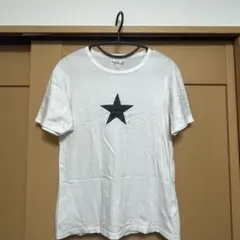 agnès b. homme ホワイト Tシャツ T1 ブラックスター