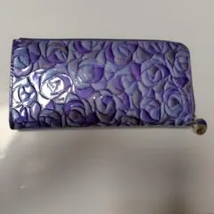 FIORE COCCO 長財布 パープル系 ローズ柄のサムネイル