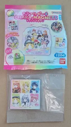 カラフルピーチ　キャラマグネッツ　6人集合A