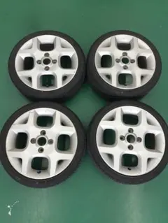 15インチ,ホイール&タイヤ 4本セット 日産キューブキュービック純正