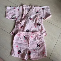 女の子 甚平 80 mikihouse ダブルビー