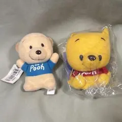 ディズニー　プーさん　くまのプーさん　ぬいぐるみ　マスコット　指人形