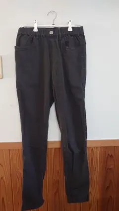 裏微起毛 チャコールグレー ロングパンツ 男の子160サイズ