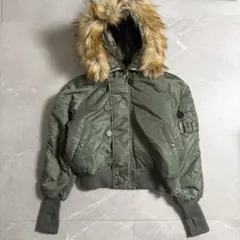 極美品　AVIREX n2b フライトジャケット オリーブ　y2k