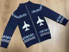 babyGAP 飛行機 ニットジャケット 110cm