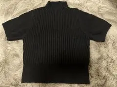 さ⭐️ら様専用 半袖 黒 ニット ハイネック