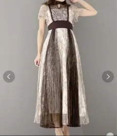 MERCURYDUO レーススイッチングドレス