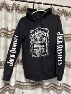 Jack Daniel's ブラック パーカー フード付き