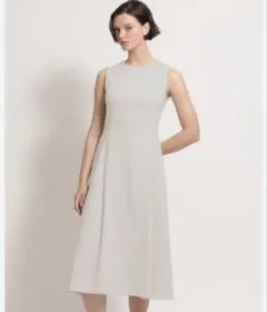 theory luxe 25SS LUSH LINEN ロングワンピース グレー - メルカリ