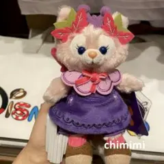 香港ディズニー　ハロウィン　リーナベルぬいぐるみキーチェーン