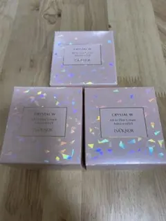 【未開封】クリスタル Wオールインワンクリーム アドバンスト EX 50g×3箱のサムネイル