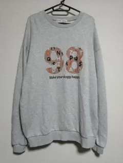 TINA JOJUN グレー 裏起毛 スウェット Mサイズ トレーナー