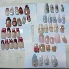 ネイルチップセット 多様デザイン