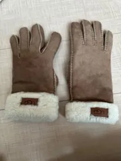 UGG ブラウン スエード 手袋
