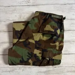 タ*ン様 90s 米軍実物 ウッドランドカモ 迷彩 カーゴパンツ L-LONG
