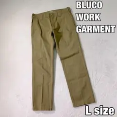 【BLUCO WORK GARMENT】チノパン ワークパンツ ロゴワッペン