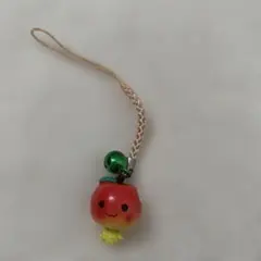 りんごのキャラクター ストラップ