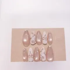 現品　ネイルチップ　マグネット　ぷっくり　さくらんぼネイル
