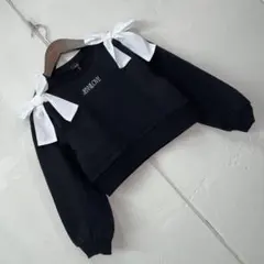150センチJENNILOVE裏起毛リボンデザイントレーナー