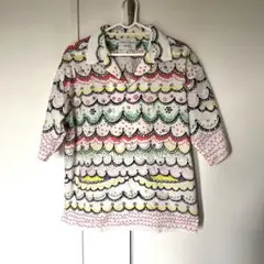 ニコアンド　ツモリチサト　コラボ　オープンカラーシャツ　シャツ　M