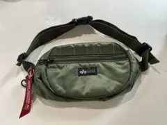 ALPHA INDUSTRIES オリーブグリーン ショルダーバッグ