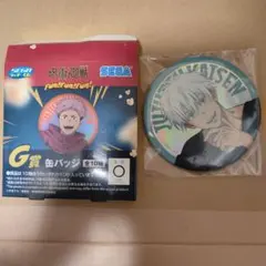 呪術廻戦 セガラッキーくじ G賞 缶バッジ オーロラ 五条悟