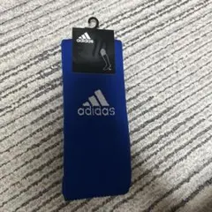 新品未使用　adidas 青 サッカーソックス
