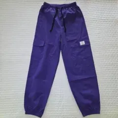 【試着のみ】【SHEIN】カーゴパンツ　ダンス　パープル　11-12y　150
