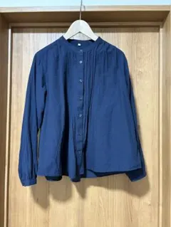 無印良品 綿ボイル長袖ブラウス