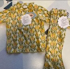 moffy stella花柄ベビー服セット（長袖・パンツ）