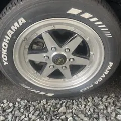 XR-6 17インチ アルミホイール YOKOHAMAタイヤセット　ファブレスのサムネイル