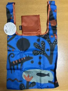 【新品タグ付き】KALDI カルディ エコバッグ いきものがたり ブルー