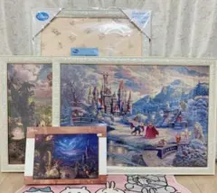 ディズニー 美女と野獣 パズル 1000 アートフィギュアパネル パールホワイト