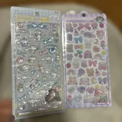 ボンボンドロップシール　シナモロール　ふわふわドロップシール　サンリオ
