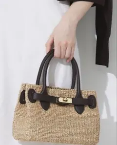 Herlipto かごバッグ ブラウン Palma Mini tote bag - メルカリ