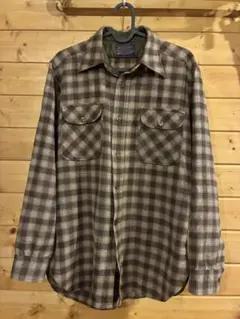 お*ね様 Pendleton 50s 60s チェック柄 開襟 ブラウン ボード - メルカリ