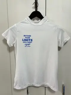 ジャックバニー レディース ゴルフウェア モックネック 半袖 Sサイズ