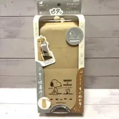 スヌーピー エアピタ　ベージュ　SNOOPY シリコンペンケース　クツワ