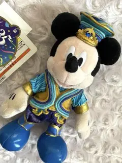 新品タグ付　東京ディズニーリゾート35周年 ミッキー ぬいぐるみバッジ　ぬいば