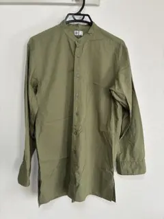ユニクロ シャツ ノーカラーシャツ UNIQLO