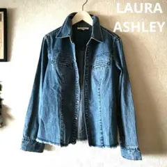 LAURA ASHLEY ローラアシュレイ☆ブルーデニムシャツジャケット9