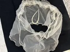 結婚式ケープ　ネックレス　ボレロ　羽織　レース　ウエディング　花嫁　パーティー