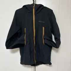 Columbia フード付きジャケット XS ブラック/グリーン