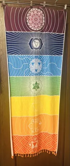 チャクラカラーシンボルタペストリー